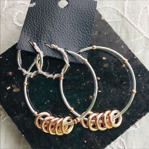 Free People Vintage Copper Hoop Hoop Earrings